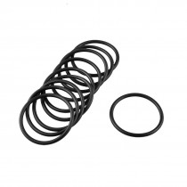10 Pcs 36mm Outer Diameter 2.5mm Thick Rubber Oil Filter Seal Gasket O Rings