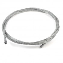 Grinding Machine Grinder 1.8m x 7mm Stainless Steel Wire Rope Cable Gray