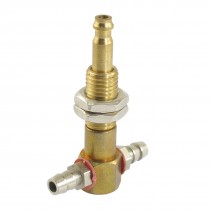8mm x 5mm x 45mm T Shaped Metal 3 Way Vacuum Cup Holder Connector Fitting