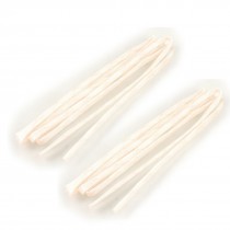 2 Pcs 5mm PVC Fiberglass Insulating Sleeving Sleeve 92cm Long