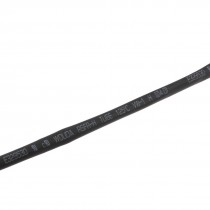 Ratio 2:1 4mm Black Polyolefin Heat Shrinkable Tube 5M 16.4Ft