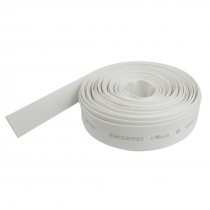 White 10mm Diameter Polyolefin 2:1 Halogen-Free Heat Shrink Tubing 6M 20Ft