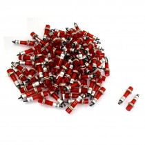 100 Pcs Recessed Red Bulb Signal Indicator Light Pilot Lamp DC 24V 7mm Holing