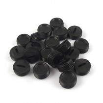 20 Pcs Plastic 13mm Diameter Carbon Brush Holder Cap