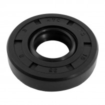 Black Nitrile Rubber Dual Lipped Oil Shaft Seal TC 15mm x 35mm x 8mm