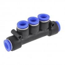 Air Pneumatic 5 Ways 8mm to 8mm Push in Connectors Quick Fitting Coupler