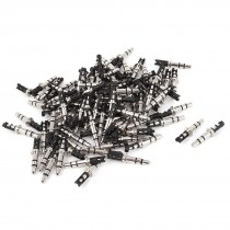100pcs PCB Mount 3 Pole 3 5mm Stereo Audio Male Plug Jack Connector
