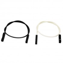 2pcs 2 54mm Pitch 1 Pin F F Female to Female Breadboard Jumper Wire 20cm Long