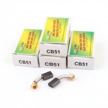 5 Pairs CB51 Motor Carbon Brush 13 x 8 x 5mm for Hitachi Power Tool
