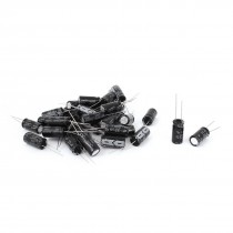 35 Pcs 250V 22uF 105C Aluminum Electrolytic Capacitor for Motherboard 10mmx20mm
