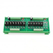 DC 24V 14 Channel Relay Module Transistor PLC Power Output Amplifier Board