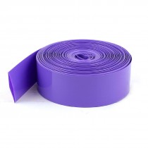 10M 33ft Purple PVC Heat Shrink Wrap Tubing Wire 23mm Width for 1XAA Battery