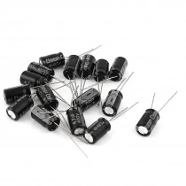 16 Pcs 400V 4 7uF 105C Radial Lead Electrolytic Capacitor 8mm x 14mm