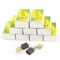 10 Pairs Repair Part Motor Carbon Brush 17 x 13 x 7mm for Hitachi 999038