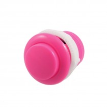 Hot Pink Plastic 28mm Dia PCB Mounted Arcade Game Push Button