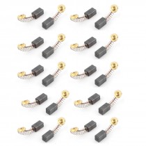 10 Pairs Repair Part Motor Carbon Brush 13 x 7 x 6mm for Hitachi 999021