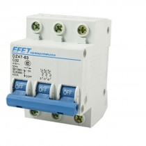 Electrical Three Pole 3P Overload Circuit Breaker AC 415V 32A