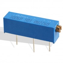 3 x 500 ohm 15 Turns 500V 3/4W Potentiometer Resistors