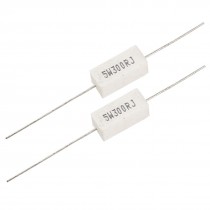 10x 300R 300 Ohm 5W Wire Wound Ceramic Cement Resistor