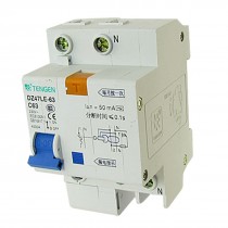 AC 230V 63A Overload Protection 1P Earth Leakage Circuit Breaker