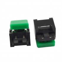 5x Momentary Tact Tactile Push Button Switch Right Angle 12 x 12mm x 8mm + Cap