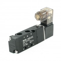 AC220V Single Coil 2 Position 5 Ports 1 8" Electric Solenoid Valve