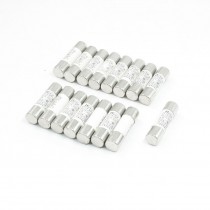 20 Pcs AC 500V 20A RT14 RT18 R015 Fast-blow Acting Ceramic Fuse 10mm x 38mm