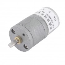 6VDC 20RPM Output Speed Permanent Magnetism Electric Geared Motor