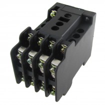 AC 380V 50Hz Coil 4NO 4NC 4 Poles Contact Type Auxiliary Relay JZ7 44