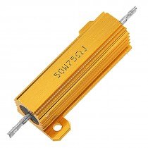 Gold Tone 50W 75 Ohm Aluminum Housed Wirewound Power Resistor