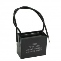 CBB61 AC 400V 7uF Metalized Polypropylene Film Motor Run Capacitor