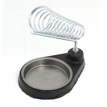 Black Metalic Base Zinc Plating Spring Stand Holder Station for Soldering Iron
