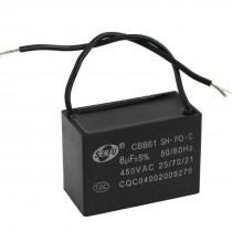 Ceiling Fan CBB61 8uF 50/60Hz AC 450V Motor Run Capacitor