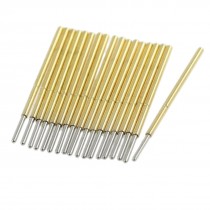 100 Pcs 0.9mm Diameter Round Tip Spring Testing Probes Pins