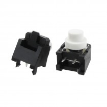 2 Pcs Momentary Tactile Push Button Switch Right Angle 12 x 12mm x 13mm + Cap