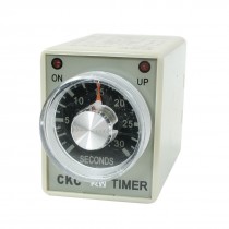 AH3-3 AC 24V 8 Pins DPDT 0-30 Seconds 30Sec Power on Delay Timer Time Relay