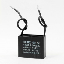 CBB61 2.5uF AC 450V Polypropylene Film Motor Running Capacitor