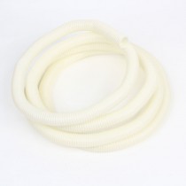 3.3 Meters 20mm Dia White Plastic Flame Retardant Corrugated Hose