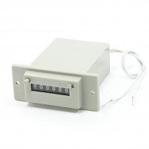 CSK6-DKW AC 220V 50/60Hz 6 Digits 2-Wire Lockable Electronmagnetic Counter