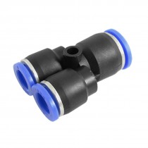 Y Shape Push In to Quick Connect Air Pneumatic Fittings 10mm to 8mm