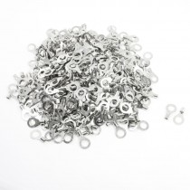 500 Pcs RNB5.5-8 Ring Tongue Type Non Insulated Terminals for AWG 12-10
