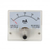 85C1-A DC 0-200mA Analog Panel Meter Ammeter Gauge New