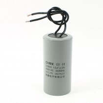 CBB60 AC 450V 12uF Polypropylene Film Motor Running Capacitor Gray