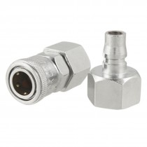 Pneumatic 3 4" Female Thread Quick Connect Coupler Set