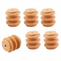 2" x 1.8" x 13/32" Busbar Insulator Support Connector 660V Orange 6PCS