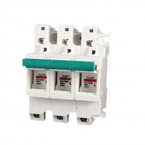 HG30-63A 3 Poles 3P 14 x 51mm Cylindrical Fuse Holder Base