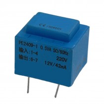 Voltage Converter 4 Pins Encapsulated Transformer 0.5VA
