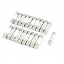 20 Pcs AC 500V 5A RT14 RT18 R015 Fast-blow Acting Ceramic Fuse 10mm x 38mm