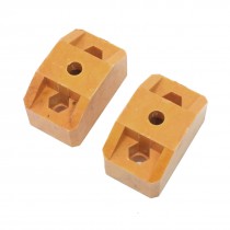 2 Pcs Busbar Insulator Support Block 12mm Diameter Hole 84 x 49 x 44mm