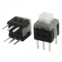 20 Pcs 6 Pin Terminals Memontary Action Torch Push Button Switch 5.8mm x 5.8mm